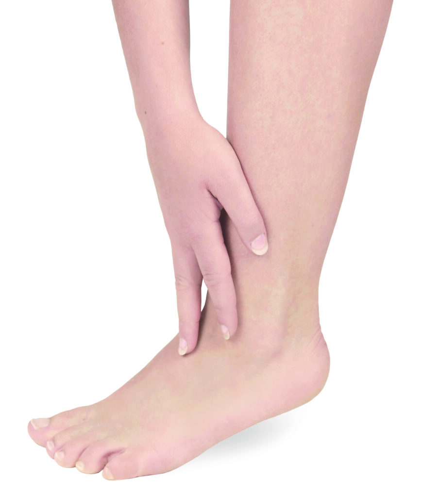 Troubles trophiques du pied