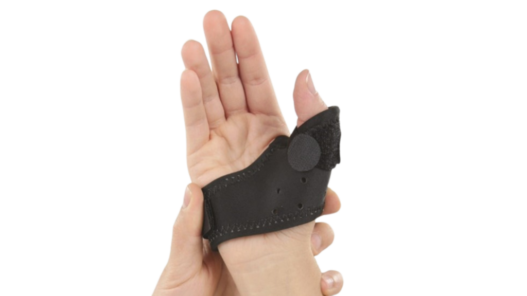 Férula de pulgar EXOS POUCE II - vista interna